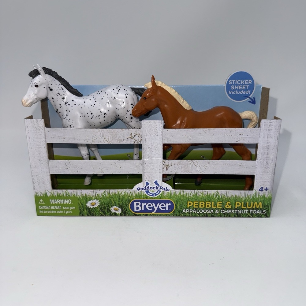 Breyer 2026 B-PP-10738 "Pebble & Plum" Appy & Chestnut Foals - Paddock Pals MIB